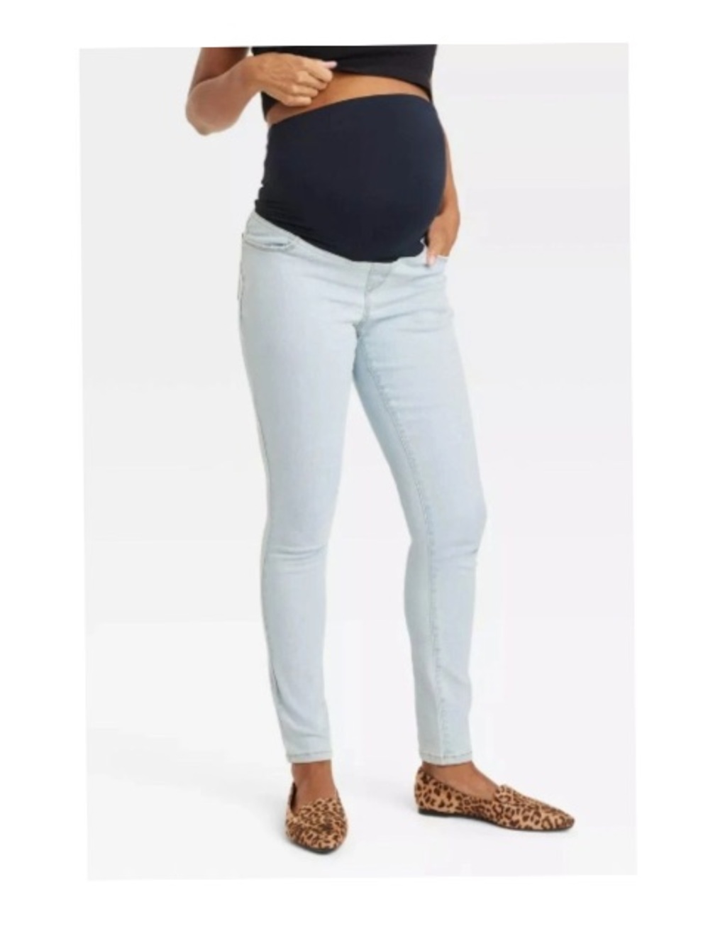 ISABEL by INGRED + ISABEL over the belly Maternity skinny jeans Size 16